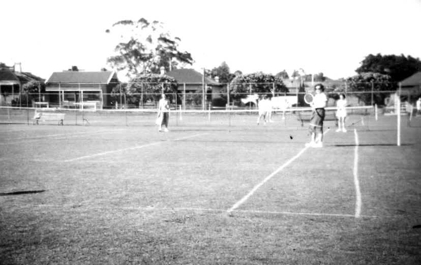 Tennis at Robertson Park with Railway friends