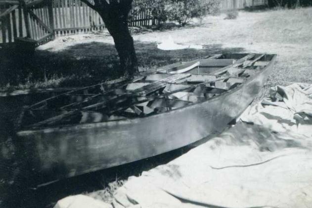 ‘Miome’ under repair in McLaughlin’s back yard