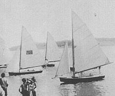 VJs fully rigged (not mine). Note the jib rigged out on the bow sprit. [source: website photo]