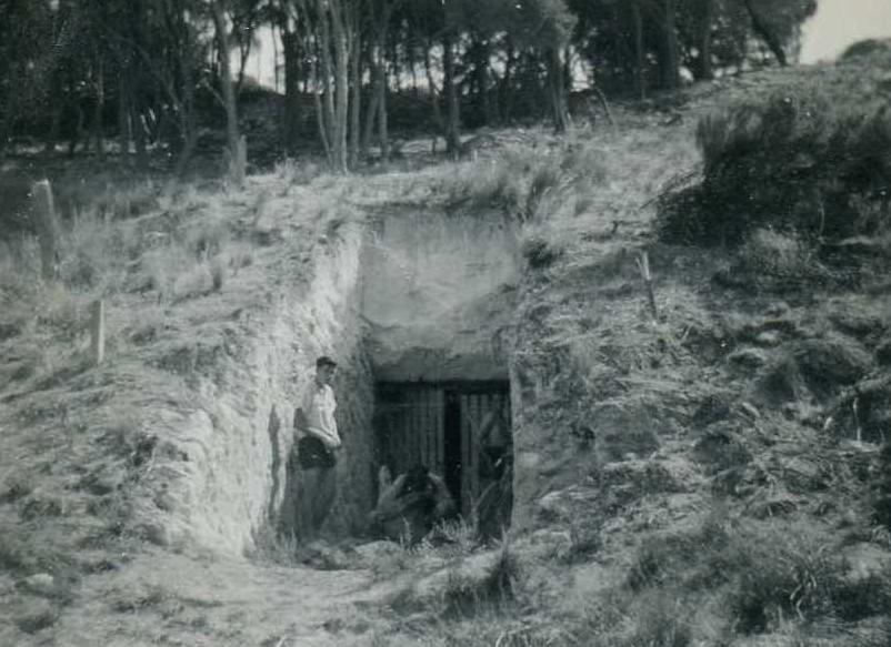Rottnest - Easter 1952 - The ammunition tunnel near the airstrip where we camped on many occasions