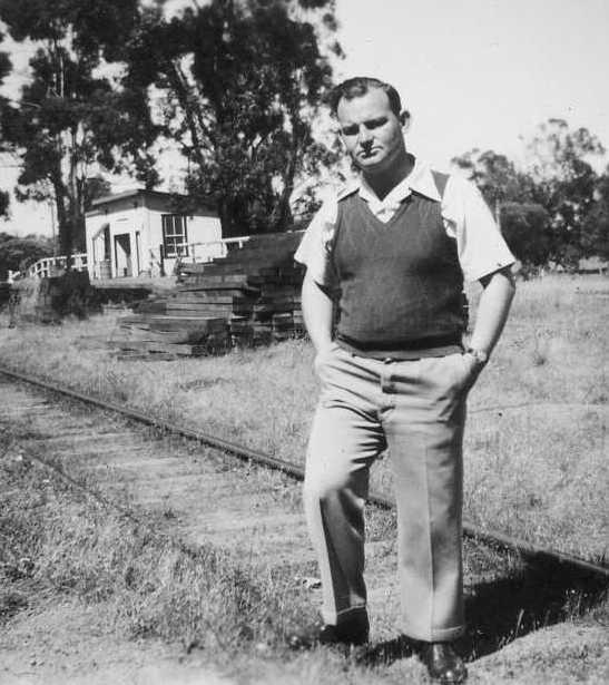 Frank Power on the job somewhere