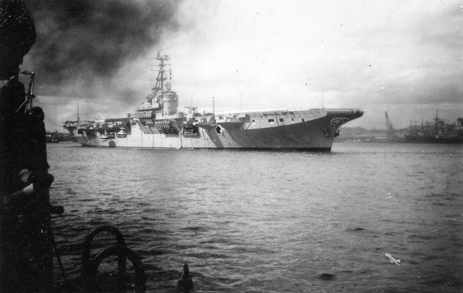 HMAS Vengeance on maiden voyage from the Royal Navy to replace the ageing HMAS Sydney in Fremantle Harbour.
