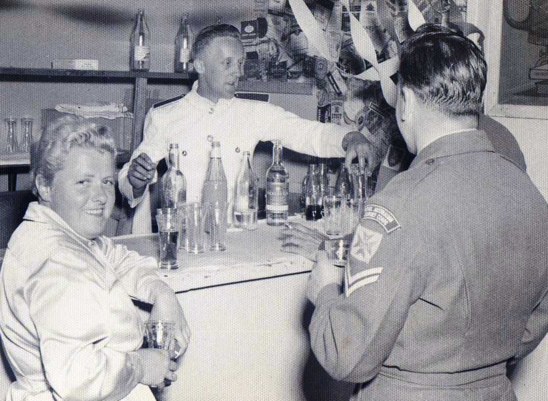 At the bar