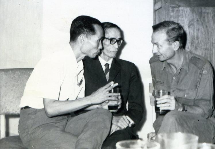 Captain Bob Skitch liaising with provincial government officials