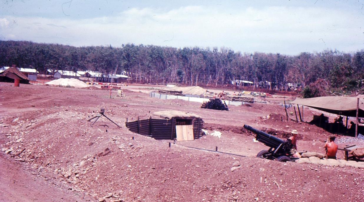 1 ATF Artillery on the southern perimeter.