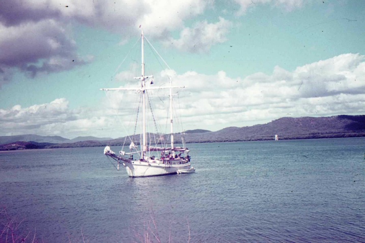 The Endeavour Estuary & harbour and an ocean going yacht