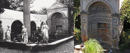 The Pompai fountain in Lansells days about 1890 –