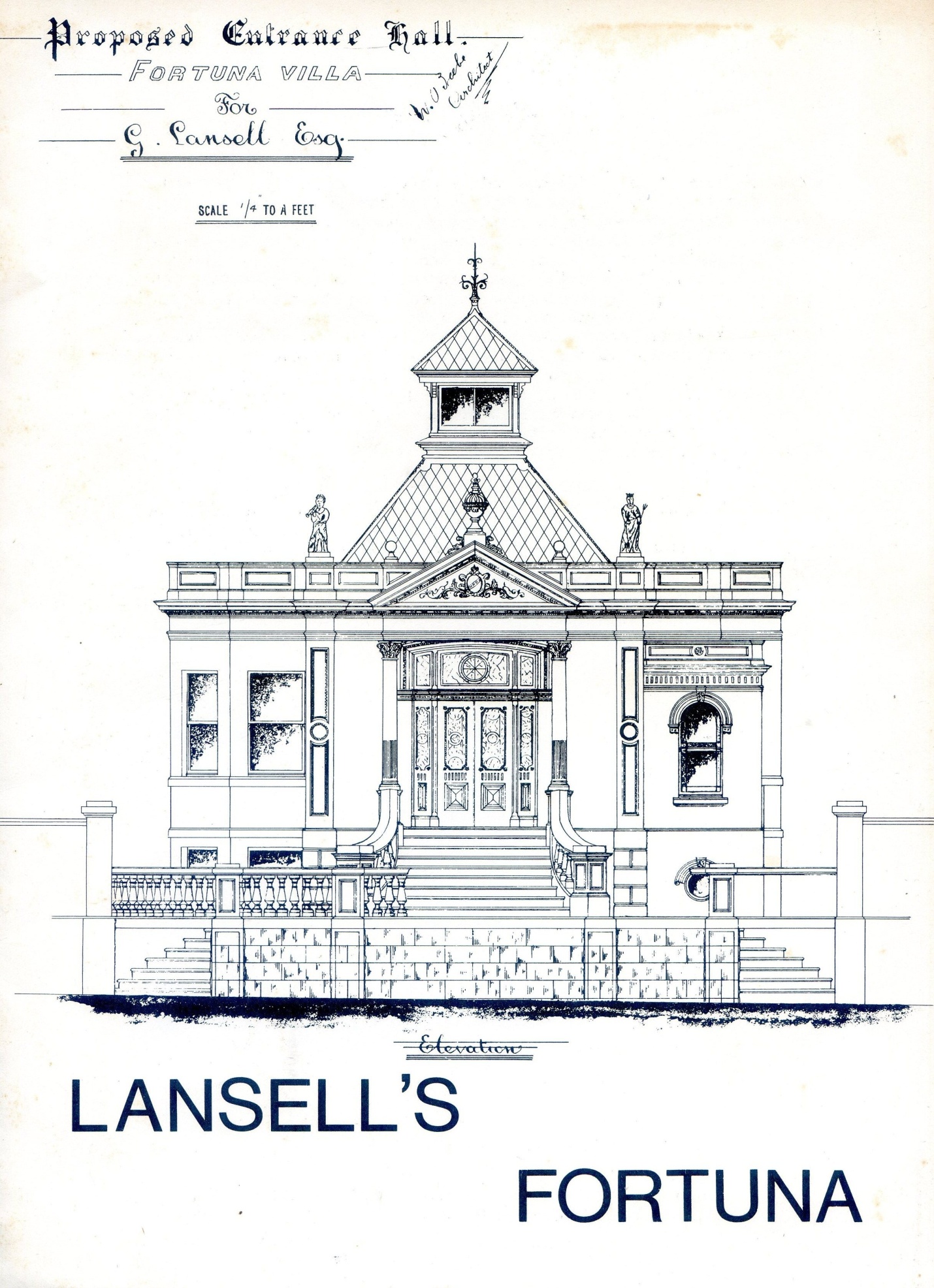 The publication below with the title *‘Lansell’s Fortuna’* was created for the commencement of the regular tours of Fortuna Villa described in the forgoing text (Open Days and their Successor – page 8