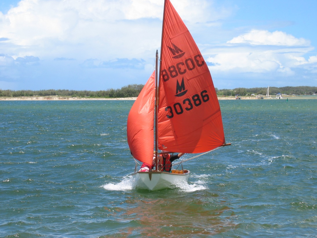 Chris and I did a good deal of sailing in our ’Mirror’ sailing dinghy. Why the name ‘Mirror’? It was an English design resulting from a competition conducted by the English newspaper ‘The Mirror’ to p