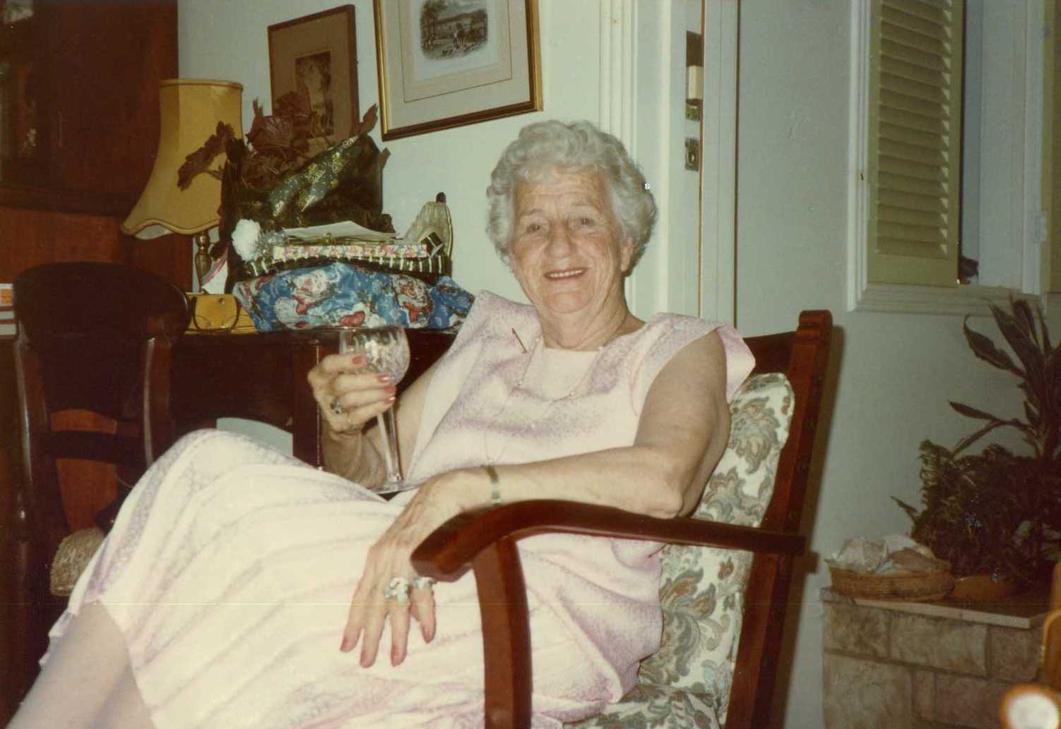 Christina at our home, Tanglin, in Beams Road Boondall – about 1985